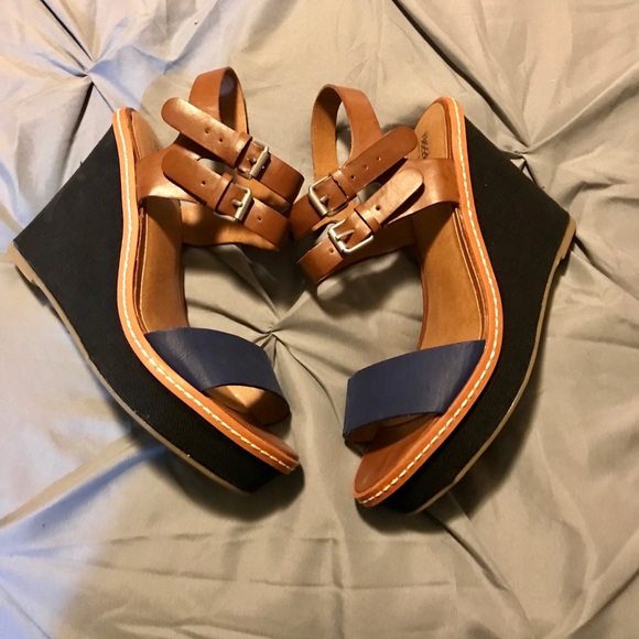 Mossimo Supply Co. Shoes - Target Strap Wedge Heels
